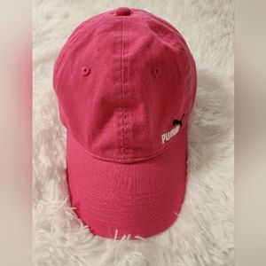Puma Barbiecore Pink Small Logo Adjustable Baseball Cap